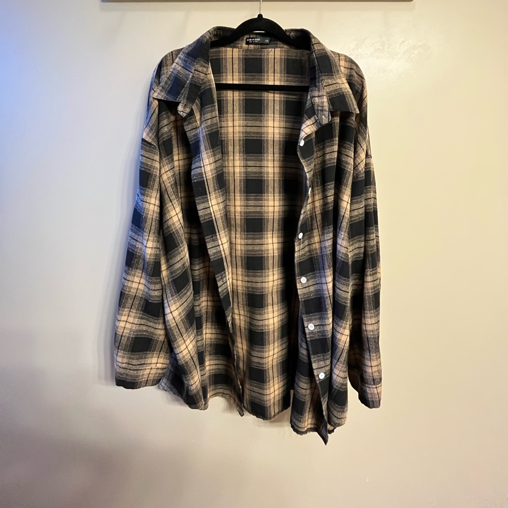 Oversized flannel